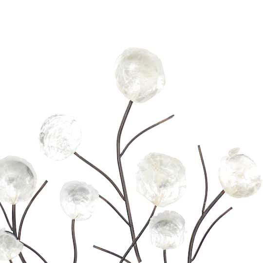White Coastal Shell Arrangement Wall Accent